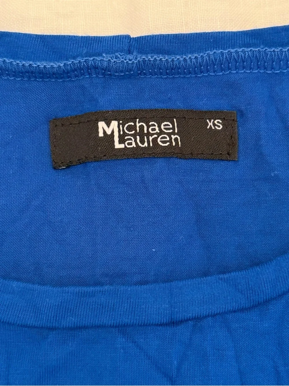 Michael Lauren Royal Blue Sleeveless Shift Dress - Picture 5 of 7